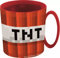 ILS I LOVE SHOPPING Tazza Bicchiere in plastica 350ml per Microonde con manico Bambini colazione BPA-free (per Minecraft TNT)
