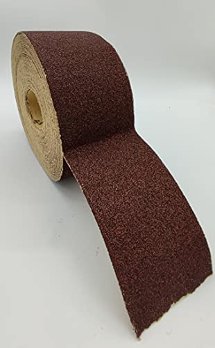 HMH Schleifpapier K40 Korn 40 auf der Rolle 50m Schleifrolle abreißpapier schleifen Handschleifpapier 50 Meter x 115mm
