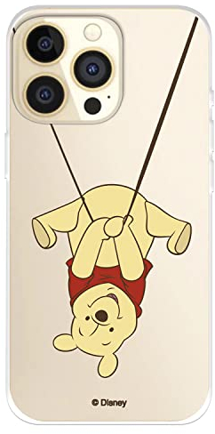 Schutzhülle für iPhone 14 Pro von Winnie The Pooh, Winnie Schaukel zum Schutz Ihres Handys, flexibel, mit offizieller Lizenz von Winnie The Pooh