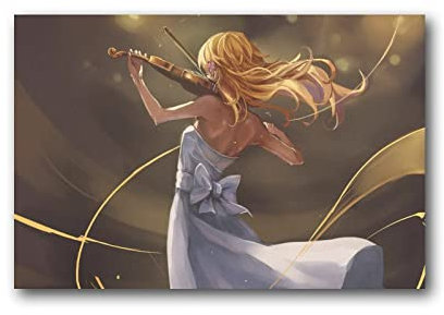 Anime-Poster Your Lie in April, Geschenk für Freunde, 17, Wandkunst, Poster, Dekoration, Bild, Leinwand, Malerei, Poster, 20 x 30 cm