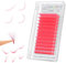 ANNAFRIS Extension de Cils Easy Fan Coloré Rose Cils 0.07 D 8-15mm Mix Volume Russe Cils à Cils Bouquet Extension de Cils Easy Fan Lash(Pink 0.07D MIX)