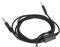 ciciglow Ersatz-Audiokabel für Astro A10, TR Gaming-Headset, 2 m Nylon-geflochtenes Kopfhörer-Soundkabel mit Geräuschlosem Steuerschalter (Black)