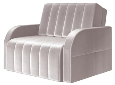 E-MEUBLES Schlafsessel mit Bettfunktion Schlafsofa mit Bettkasten Sessel mit Schlaffunktion Klein und Gemütlich Sofa Couch Gästebett Relaxsessel Kindersofa 101x104x90 - Montana 80 (Beige - Paros 02)