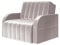 E-MEUBLES Schlafsessel mit Bettfunktion Schlafsofa mit Bettkasten Sessel mit Schlaffunktion Klein und Gemütlich Sofa Couch Gästebett Relaxsessel Kindersofa 101x104x90 - Montana 80 (Beige - Paros 02)