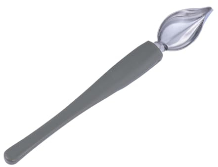 Alipis Mini Candy Sauce Spoon Spoons Dessert Saucier Spoon Coffee Art Draw Tool Chocolate Drizzle Tool Metal