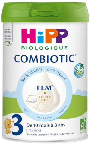 HIPP Lait Poudre Bio Combiotic 3 ème Âge Bio 800G
