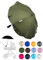 Sonnenschutz universal [Sonnenschirm für Kinderwagen] Buggy UV Schutz 50+ mit Universalhalterung biegsamer Schirm für Rund- und Ovalrohre verstellbar (olive)