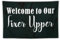 Welcome to Our Fixer Upper Tapisserie, inspirierende Zitate, 152,4 x 228,6 cm, ästhetischer Wandteppich, Wandbehang, Kunst, Heimdekoration, Schlafzimmer, Dekoration, Wohnzimmer, Türvorhang