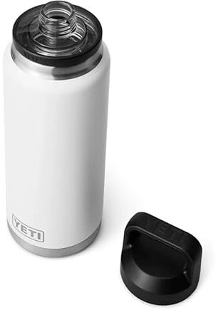 YETI Rambler Flasche Mit Chug-verschluss, White, 36 oz (1065 ml)