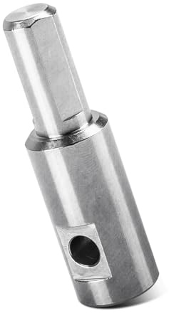 Ice Auger Drill Bit Adapter 1/2 Drill Chucks with 1/4 Hole Compatible with Strikemaster, Eskimo, Mora for 1/4-20 Wing Bolts & Locking Screws