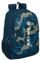 safta KELME EPIC Schulrucksack für Kinder, ideal für Kinder verschiedener Altersgruppen, bequem und vielseitig, Qualität und Widerstandsfähigkeit, 32 x 16 x 44 cm, marineblau, M, Casual