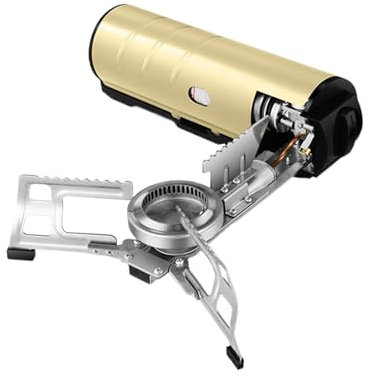 Horno de camping portátil para camping, quemador compacto al aire libre | Estufa de camping ligera, horno de metal de alto rendimiento, horno de camping portátil, quemador de camping