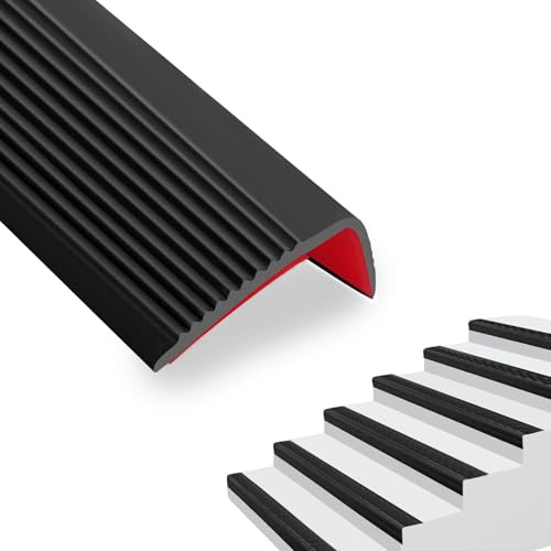 Storystore Nez de marche autocollant - 7 m - Antidérapant - Flexible - En vinyle - Antidérapant - Pour l'extérieur et l'intérieur