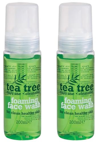 2×XPEI Tea Tree Foaming Face Wash - Face Cleansing Foam | 200mL Each [TWIN PACK]