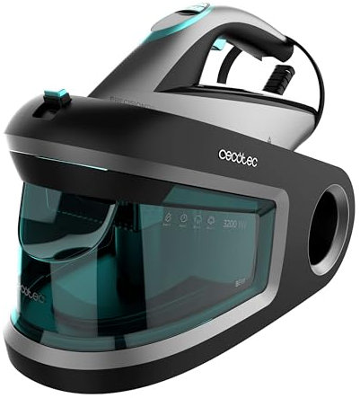 Cecotec Centrale vapeur horizontale IronHero 3200 Station. 3200 W, 8Bars, vapeur continue 150 g/min, effet pressing 420 g/min, semelle Turbo Slide, arrêt automatique, Cyclo Clean, filtre anticalcaire.