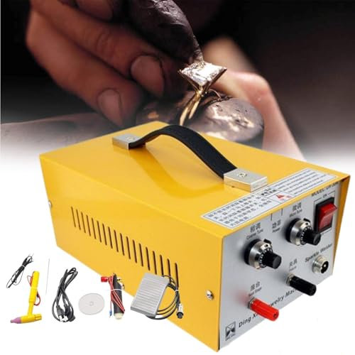 Máquina de soldar joyas de mano, ideal para el hogar, para pendientes, collares de oro y plata.