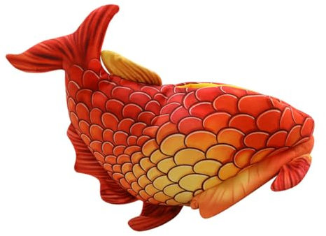 Healeved 1Pc Funny Fish Shaped Hat for Halloween Costume Headgear for Adults Soft Comfortable Party Prop Unique Fish Design for Role Play Festivals for Dress Up Events