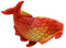 Healeved 1Pc Funny Fish Shaped Hat for Halloween Costume Headgear for Adults Soft Comfortable Party Prop Unique Fish Design for Role Play Festivals for Dress Up Events
