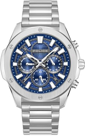 Police Chronograph Moonstrike, blau, one size