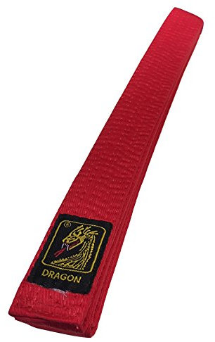 Karategürtel Judogürtel Budogürtel Dragon Rot 100% Baumwolle (330)