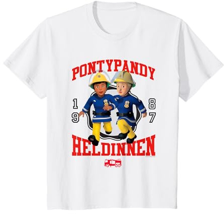 Kinder Feuerwehrmann Sam T-Shirt, Heldinnen, viele Größen+Farben T-Shirt