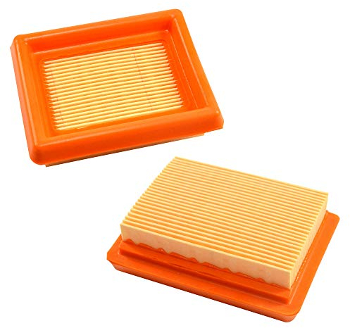 HQRP 2-Pacco Elemento del Filtro Aria Compatibile con Husqvarna 521642101/521 64 21-01 per Husqvarna 243R 243RJ 253R 253RB 253RJ 543RS 553RBX 553RS Tagliabordi, Misuratore Sole