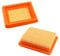 HQRP 2-Pacco Elemento del Filtro Aria Compatibile con Husqvarna 521642101/521 64 21-01 per Husqvarna 243R 243RJ 253R 253RB 253RJ 543RS 553RBX 553RS Tagliabordi, Misuratore Sole