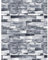ConCus-T Papier peint autocollant en vinyle imperméable effet brique, pour cuisine, salle de bain, chambre - Gris - 44,8 x 600 cm