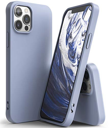 Ringke Air-S Compatible with iPhone 12 Pro Max Case Cover, Premium Matte Shockproof TPU Silicone Flexible Slim Phone Case for 6.7-inch (2020) - Lavender Gray