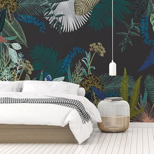 99 DECO - Papier Peint Panoramique 9 Lés Jungle Douanier Rousseau - H270xl432cm