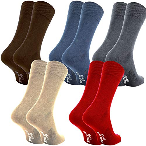 Cliff Edge Premium Business-Anzug-Socken aus hochwertiger Baumwolle Herrensocken und Damen in schwarz blau rot grau braun beige bunt
