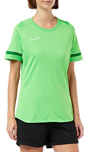 Nike T-shirt Academy 21 - Pour femme, Femme, T-shirt, CV2627-362, Lt Green Spark/White/Pine Green/White, m