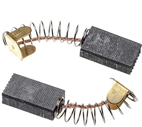 vhbw 2x Kohlebürste kompatibel mit AEG H3019-A, HB 750 | EH 102, EH 82-1, H 750 Elektrowerkzeug + Feder 18,5 x 10 x 5 mm