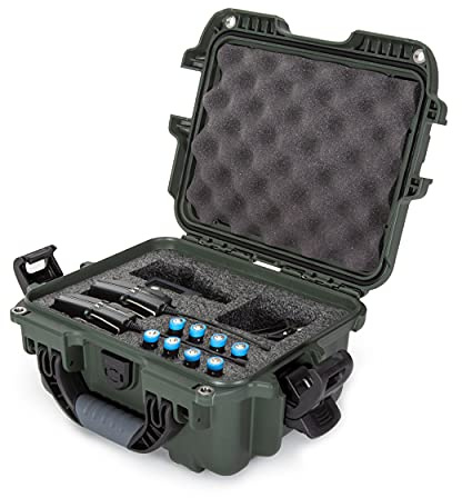 Nanuk 905 wasserdichter Hartschalenkoffer mit Schaumstoffeinlage für Sennheiser EW Mikrofon Set - Olive