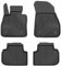 MOTOS Tapis de Sol Caoutchouc pour BMW Serie 1 F40 2019-2024 Améliorez Votre Confort de Voyage avec Le Tapis Noir antidérapant Auto No.77- Tapis Voiture Tous Temps pour Voiture, Protection Contre Les