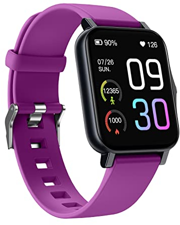 SUPBRO 1,69 Zoll Smartwatch Fitness Armband Smartwatch Fitness Tracker Wasserdicht IP68 Fitness Uhr Schrittzähler Pulsuhr Sportuhr für Damen Herren iPhone Android