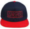 Cotton Soul Marvel Line Logo Snapback Cap One Size, marineblau / rot, Einheitsgröße