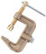 Welding Knight Welding Ground Clamp 500Amp G-style Solid Brass Clamping Range up to 44mm Earth Clamp For TIG/MIG/MMA Tig Welder Machines
