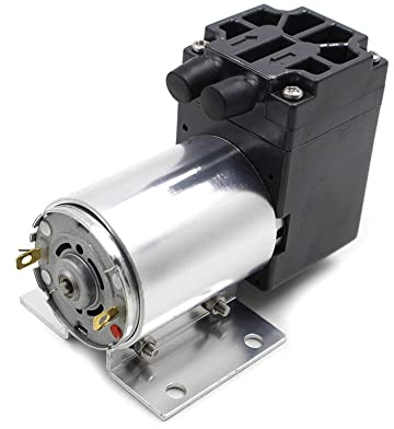 ZYWUOY Vakuumpumpe, 12 V Unterdruck Vakuum Saugpumpe Luftkompressor 5 l/min 65-120 kpa mit Halterung