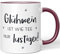 JUNIWORDS Tasse, Glühwein ist wie Tee nur lustiger!, Bordeaux (1009338)