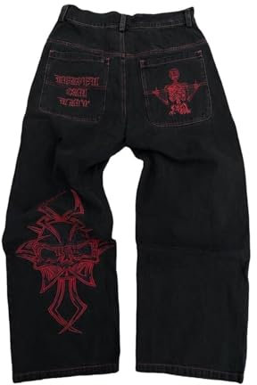 Ventouse Gothic Appeal Y2K Hoodie Zip Up Star Jackets, Grunge Graphic Sweatshirt, Acubi Emo Hooded Pullover Topsm Harajuku Mode in ihrer besten Form (Color : A-Red, Size : L)