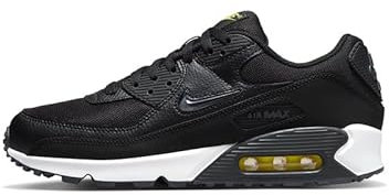 NIKE Air Max 90 Men's Trainers Sneakers Shoes FN8005 (Black/White/Anthracite 002) UK9.5 (EU44.5)