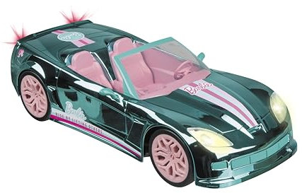 Mondo Motors 63811 Barbie Dream Car 65th Aniversary - 2,4 GHz - Modelo teledirigido a Escala 1:14 - Faros Que se iluminan
