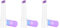 essence JUICY BOMB glossy butter balm, Lippenbalsam, Nr. 02, Violett, natürlich, glänzend, strahlend frisch, vegan, ohne Parabene, ohne Mikroplastikpartikel, Nanopartikel frei, 3er Pack (3x2.5g)