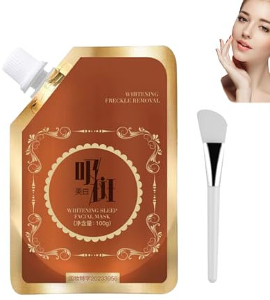 Maschera anti-invecchiamento, anti-rughe, maschera antirughe, per schiarire le macchie scure, schiarire il colore della pelle, rimuovere punti neri e macchie di olio, dona alla pelle idratazione ed
