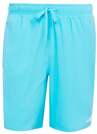adidas Men's 3-Streifen 8-Inch Badeshorts Lucid Cyan/White XL