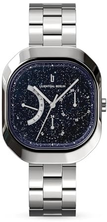 Lilian Thal Berlin M1-003-SB040AS Damenuhr, Silber, Blau, 10 Stück, Armbandart