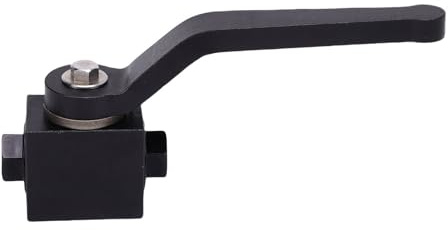 Akozon Billet Aluminiumbremssleitungssperrventil 8000 Psi für Bremsflüssigkeit Wasserbrennstoffluft (BLACK)