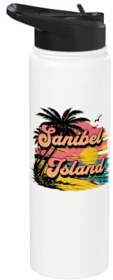 Sanibel Island Stainless Steel Insulated Water Bottle