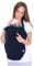 Mija - Tragecover, Universal Bezug für Baby Carrier/Tragetücher/Cape 4023 (Navy Blau/mit Vögeln)
